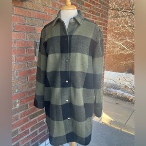 BB Dakota Buffalo Plaid Jacket - Sz M